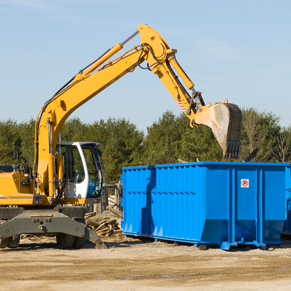 what size residential dumpster rentals are available in Honoraville Alabama